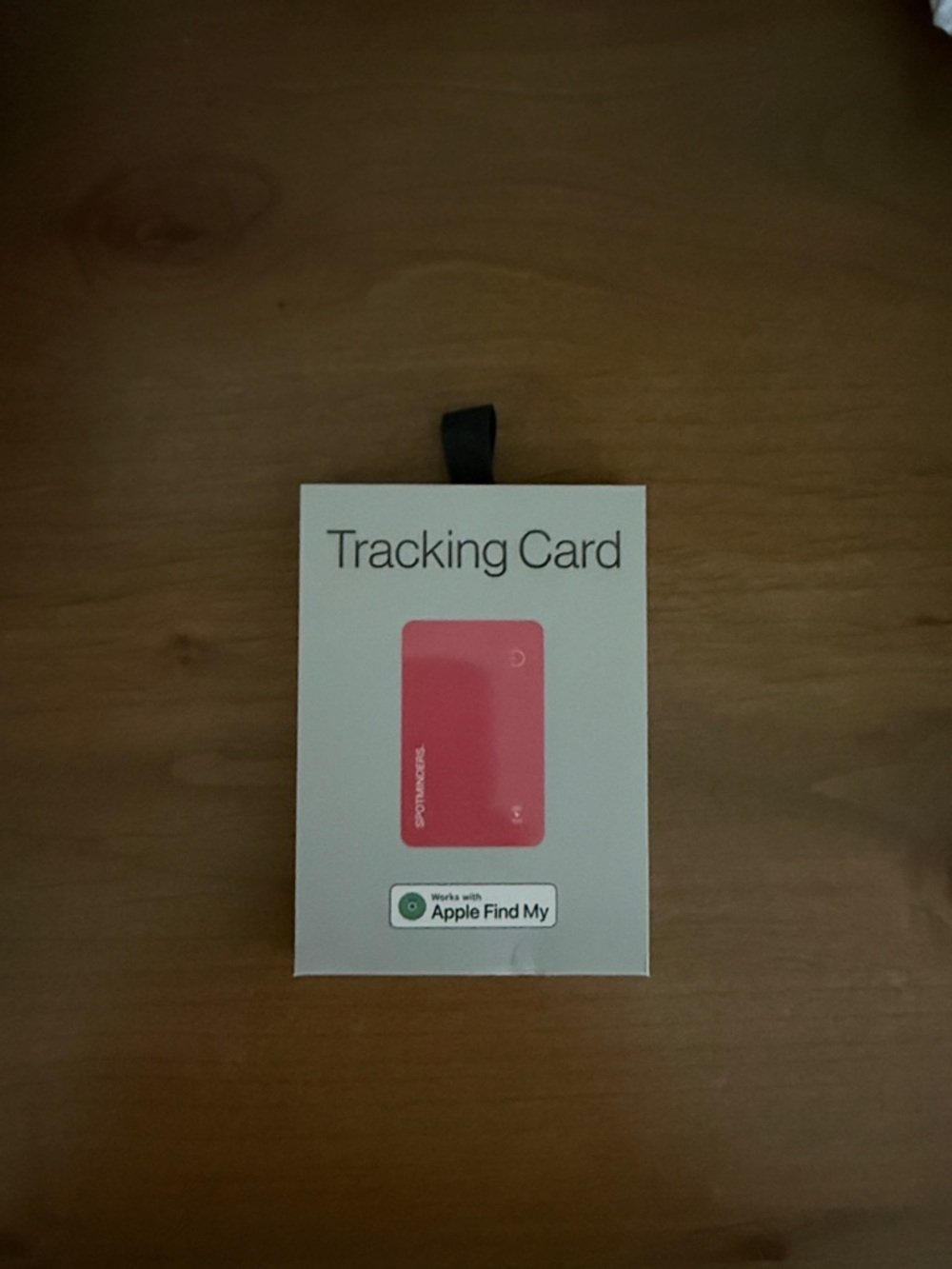 Spotminder Tracking Card